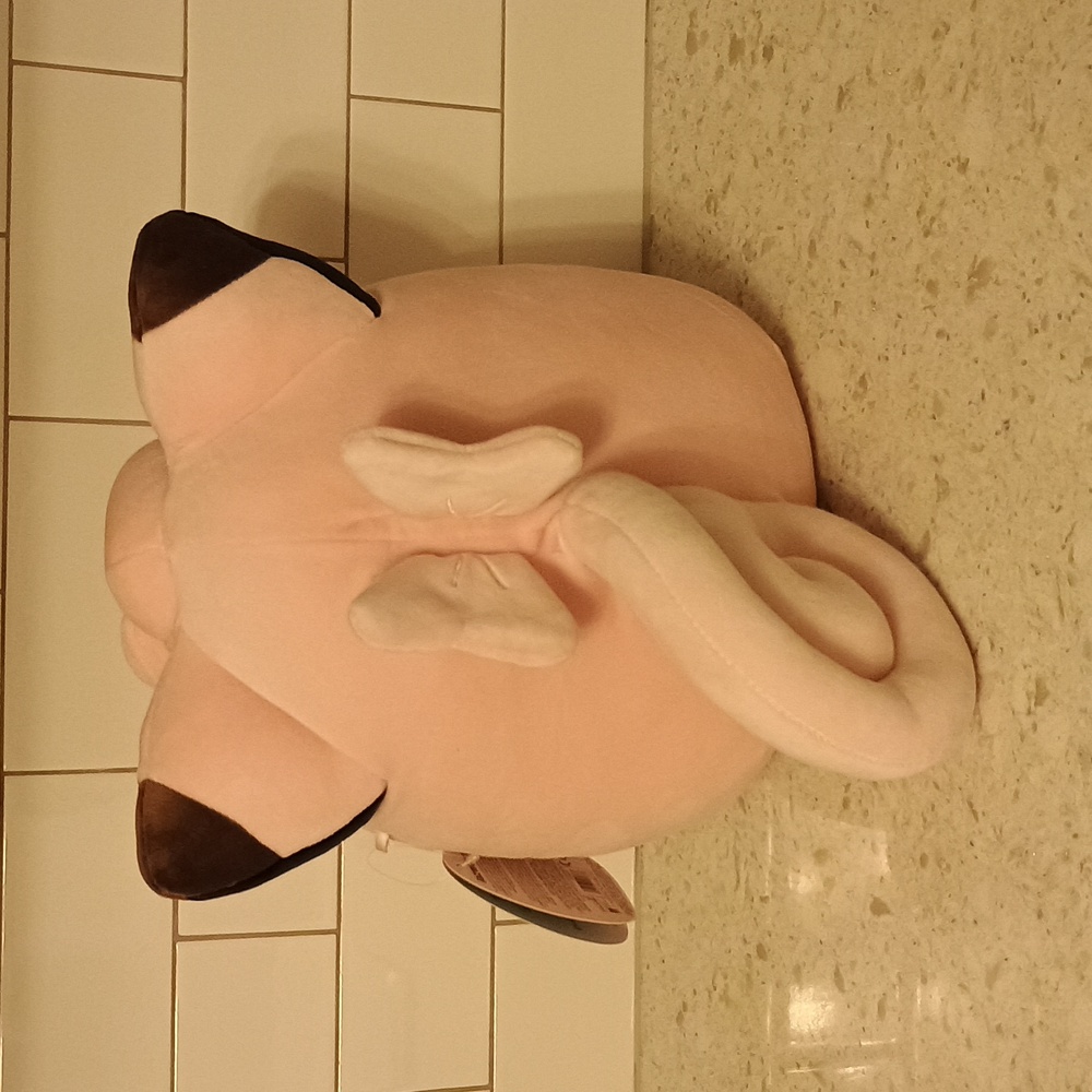 NWT Pokemon Squishmallow- Pink Clefairy Plush - Picture 2 of 9